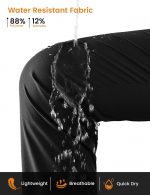 TBMPOY Women's Hiking Pants Lightweight Water Resistant Travel Joggers Quick Dry Outdoor Athletic Pants Zipper Pockets - Image 5