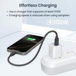 Elebase Multi USB Charger Adapter Kit,Micro USBC Adaptor with 0.3M 100W Charging Cable,Type C to USB 3.0 OTG Converter,USB C to IOS,Portable Box for iPhone 17e Air 16 15 Max Pro,Samsung Galaxy S26 S25 - Image 5