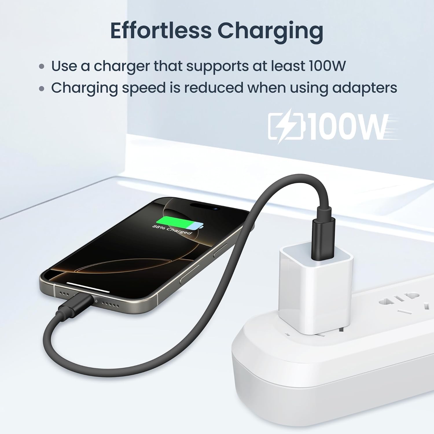 Elebase Multi USB Charger Adapter Kit,Micro USBC Adaptor with 0.3M 100W Charging Cable,Type C to USB 3.0 OTG Converter,USB C to IOS,Portable Box for iPhone 17e Air 16 15 Max Pro,Samsung Galaxy S26 S25 - Image 7