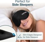 MyHalos® 100% Blackout Sleep Masks for Women & Men - Zero Eye Pressure Eye Mask for Sleeping -Our Halo Sleep Mask Includes a Storage Pouch- Black Eye Mask for Travel or Blindfold - Image 3
