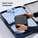 UGREEN Travel Accessories, Portable Bag Electronics Organiser Large Capacity Tech Pouch for Small Gadget USB Charging Cable Charger Adapter Power Bank Hard Drive SD Card(L) - Image 5