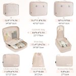 BAGAIL Packing Cubes for Suitcase 8 Set, Lightweight Luggage Packing Organizers Packing Cubes for Travel Accessories - Image 3