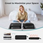 Compression Packing Cubes for Suitcases Packing Cubes Compression Set Waterproof Suitcase Organiser Bags for Travel Suitcase Luggage Packing Organizer Bags Travel Essentials - Image 3