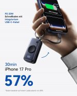 INIU Power Bank, 5000mAh Portable Charger for Apple Watch, 20W PD Fast Charging with Built-in USB C Cable, Travel Gadget Battery Pack for Apple Watch Ultra 11 10 9 8 7 6 SE, iPhone 17 16 15 Air, etc. - Image 4