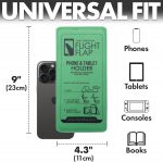 Flight Flap Airplane Phone Holder - Foldable Plane Phone Stand for Travel - Flexible Mobile Stand for Desk & Bed - Flight Mobile Holder Desk - Accessories Travel Essentials For Flying (Green) - Image 6