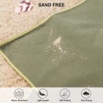 Rainleaf Microfiber Towel Perfect Travel & Sports &Beach Towel. Fast Drying - Super Absorbent - Ultra Compact. Suitable for Camping, Backpacking,Gym, Beach, Swimming,Yoga,Army Green,12 X 24 Inches - Image 5