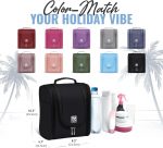 BOACAY Hanging Travel Toiletry Bag for Women & Men, Makeup Bag, Shower Bag - Image 4