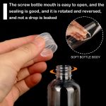 100 Pack 4 oz Plastic Squeeze Bottles with Top Flip Caps, Clear, BPA-Free, Travel-Friendly, Reusable, 120ml Capacity, Ideal for Travel, Personal Care, Sample Bottles - Image 4