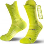 Coolmax Compression Running Socks 3 Pairs Cushioned Crew Socks Anti Blisters Moisture Wicking Athletic Hiking Socks - Image 2