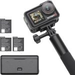 DJI Osmo Action 5 Pro Adventure Combo, 4K Action Camera 1/1.3" Sensor, Stabilization Vlogging Camera, Dual OLED Touchscreens, Waterproof Camera for Travel, 12h Extended Battery Life With 3 Batteries - Image 2