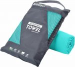 Rainleaf Microfiber Towel Perfect Travel & Sports &Beach Towel. Fast Drying - Super Absorbent - Ultra Compact. Suitable for Camping, Backpacking,Gym, Beach, Swimming,Yoga,Mint Color,12 X 24 Inches - Image 2