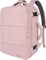 Travel Backpack for Women, Carry On Backpack with USB Charging Port & Shoe Pouch, TSA 15.6inch Laptop Backpack Flight Approved, College Nurse Bag Casual Daypack for Weekender Business Hiking,Pink - Image 2