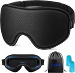 WAOAW Sleep Mask Valentines Day Gifts for Women Men: Blackout Eye Masks for Sleep - 3D Breathable Soft Comfortable Eye Mask for Travel - Adjustable Light Blocking Night Masks for Sleeping - Image 2