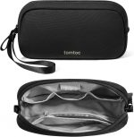 tomtoc Cable Organiser Bag Travel Pouch Water Resistant Accessory Bag Cord Organiser for Essentials, Tech Pouch Accessories Carry Storage for Power Bank, Charger, Airpods, USB, Pocket 3, Daily Items - Image 2