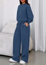 PRETTYGARDEN Womens Sweatsuits 2 Piece Set 2025 Casual Winter Long Sleeve Hoodie Loose Wide Leg Sweatpants Fall Tracksuit - Image 4