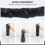 Rainleaf Microfiber Towel Perfect Travel & Sports &Beach Towel. Fast Drying - Super Absorbent - Ultra Compact. Suitable for Camping, Backpacking,Gym, Beach, Swimming,Yoga,Navy Blue,12 X 24 Inches - Image 5