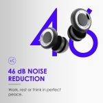 Ear Plugs for Sleep - Single+Double Tips with 46dB Noise Reduction, Eco-Durable Silicone | 8 Pairs Custom Tips (XS - L) | Top-Layer Seal Tech for Sleep, Focus, Travel - Image 3