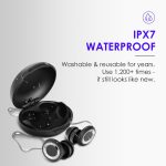 Ear Plugs for Sleep - Single+Double Tips with 46dB Noise Reduction, Eco-Durable Silicone | 8 Pairs Custom Tips (XS - L) | Top-Layer Seal Tech for Sleep, Focus, Travel - Image 4