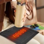 USB Heating Mat 5V - Portable Electric Blanket for Car and Home | 30x30cm with 3 Temperature Modes and Timer | Power Bank Power Bank for Travel, Office and Dorm - Image 4