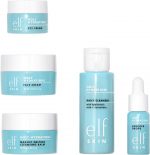 e.l.f. SKIN Hydrated Ever After Skincare Mini Kit, Cleanser, Makeup Remover, Moisturiser & Eye Cream For Hydrating Skin, Airplane-Friendly Sizes - Image 4