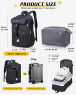Cabin Bags for Travel, Underseat Carry on Hand luggage Backpack for Women Airplane Approved Cabin Size Travel Laptop Backpack - Image 3