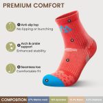 5 Pack Women's Hiking Socks Mid Cushion Low Hiking Camping Multi Performance Socks for Walking Trekking Running Spring Winter - Image 4