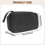 Amagogo Travel Organizer Bag for Electronics Shockproof Carrying Case, Hard Shell Storage Bag for Tech Devices, Cables, Power Bank, Charger, Protective Gadget Pouch for Travel - Image 4
