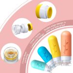 18pack Travel Bottles for Toiletries:Silicone TSA Approved-Containers for Toiletries,Leak Proof Refillable Liqus Shampoo And Conditioner Essentials toiletry Bottles - Image 3