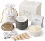 London Brow Micro Facial Waxing Kit – USB Mini Wax Heater for Eyebrows, Lip & Chin, Vegan Wax Beads, Spatulas & Post-Wax Wipes, At-Home & Travel Hair Removal. - Image 2