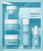 e.l.f. SKIN Hydrated Ever After Skincare Mini Kit, Cleanser, Makeup Remover, Moisturiser & Eye Cream For Hydrating Skin, Airplane-Friendly Sizes - Image 2