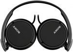 Sony MDR-ZX110 Wired Overhead Headphones, Neodymium Dynamic Drivers, Swivel Fold Design - Black - Image 4