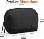 Zirax Travel Tech Pouch Cable Organiser Bag Water Resistant Electronic Accessories Storage Case for Power Bank Charger Hard Drive SD Card Portable Gadget Travel Essentials - Image 3