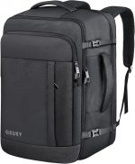 Gieury Carry On Backpack, 50L Travel Backpack, Luggage Backpack TSA Flight Approved Laptop Backpack for Men & Women, Large Expandable 40L Daypack Lightweight Business Weekender Bag, Black - Image 2