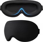 Gritin 100% Blackout Sleep Mask for Women & Men-Zero Eye Pressure Eye Mask | 3D Cutout Eye Movement, Ultra Soft & Comfortable Blindfold for Sleeping, Mens Gifts/Travel Essentials-EarPlugs Included - Image 2
