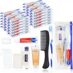 Pack of 3 Hygiene Kit, Hygiene Kit Bulk, Individually Packed, Travel Hygiene Kit with Toothbrush, Toothpaste, Comb, Shampoo, Soap and Floss Picks, Home, Suitable for Hotel, Camping, Travel - Image 2