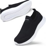 STQ Womens Slip On Trainers Comfortable Ladies Work Walking Shoes - Image 2
