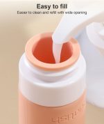 Quatish Travel Bottles for Toiletries, Original Patented Leak Proof Travel Size Toiletries, 3 oz Tsa Approved Silicone Shampoo and Conditioner Bottles, Travel Essentials, 4 Pack, Pink - Image 4