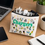 Charging Cable Organiser Bag, All My Charging Stuff Travel Pouch, Double-Sided Printing Makeup Bag Gifts for Women Men Cable Bag with Zipper Travel Gifts for Friends Daughter Son - Image 3