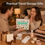 Charging Cable Organiser Bag, All My Charging Stuff Travel Pouch, Double-Sided Printing Makeup Bag Gifts for Women Men Cable Bag with Zipper Travel Gifts for Friends Daughter Son - Image 6