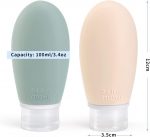 Opret 100ml Silicone Travel Bottle for Toiletries, 4 Pack Leak Proof - Image 2