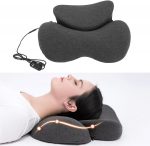 Neck Pillow,4 Heating Levels 4 Timers USB Powered Memory Foam with Ergonomic for Travel Office Home Comfort - Image 2