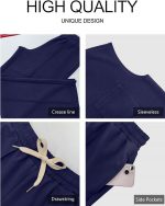 GRECERELLE Two Piece Outfits Women Summer Short Sleeve Tracksuit Womens Full Set Lounge Wear Sets for Women Casual Crew Neck Cap Sleeve Tops and Jogging Bottoms with Pockets - Image 3