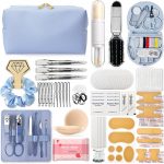 ARK Survivor Women's Wedding Emergency Kit 39 Essential Items for Brides Team Bride All in One Travel Kit Personal Care Women's Travel Set (Sky Blue)