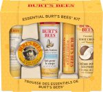 Burt's Bees Essential Gift Set, Lip Balm, Hand Salve, Body Lotion, Foot Cream & Face Cleanser, 5 Travel Size Products, Packaging & Product Graphics May Vary