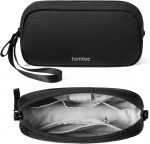 tomtoc Recycled Portable Storage Pouch Bag Case Accessories Organizer Compatible with MacBook Laptop Charger, Mouse, Cables, Hub, Power Adapter, Power Bank, Toiletries, Cosmetics, Personal Items