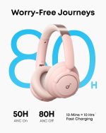 soundcore Anker Q30, Hybrid Active Noise Cancelling Over-Ear Headphones - Image 3