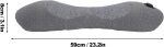 Naroote Lumbar Support Pillow, USB Heating Memory Foam Back Support Pillow with Three Heat Modes, Breathable & Ergonomic Design, Effective Fatigue Relief, Ideal for Bed Sleeping (Classic Gray) - Image 5