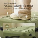 SHOWKOO Durable PC+ABS Expandable Hard Case with Dual Spinner Wheels and TSA Lock - Image 2