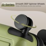 SHOWKOO Durable PC+ABS Expandable Hard Case with Dual Spinner Wheels and TSA Lock - Image 3