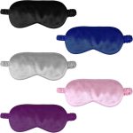 1 Pcs Sleep Mask, Silk Eye Mask, Blindfold, Silk Sleeping Mask for Girls, Women, Men (Pink) - Image 2